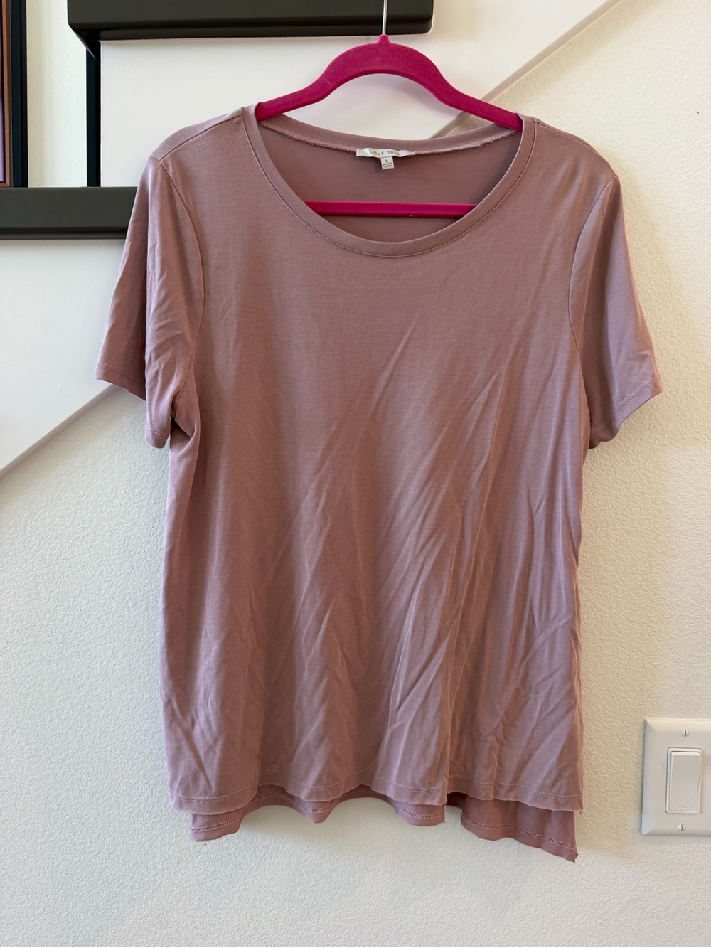 Love Tree Mauve Short-Sleeve Crewneck Tee